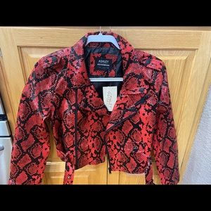 Ashley by 26 International Red Snake Jacket